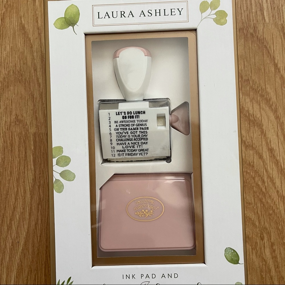 Laura Ashley rotating stamp set